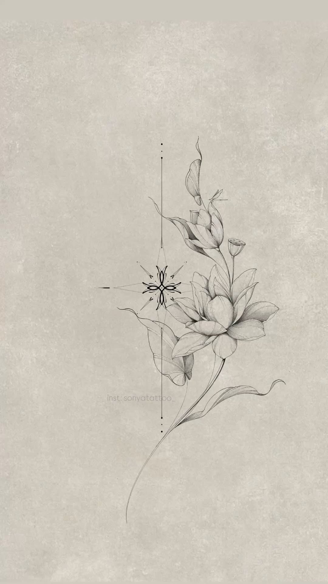 flowers tattoo