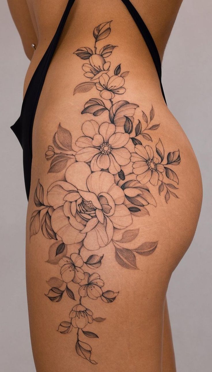 flowers tattoo