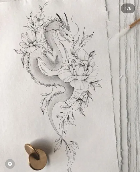 flowers tattoo