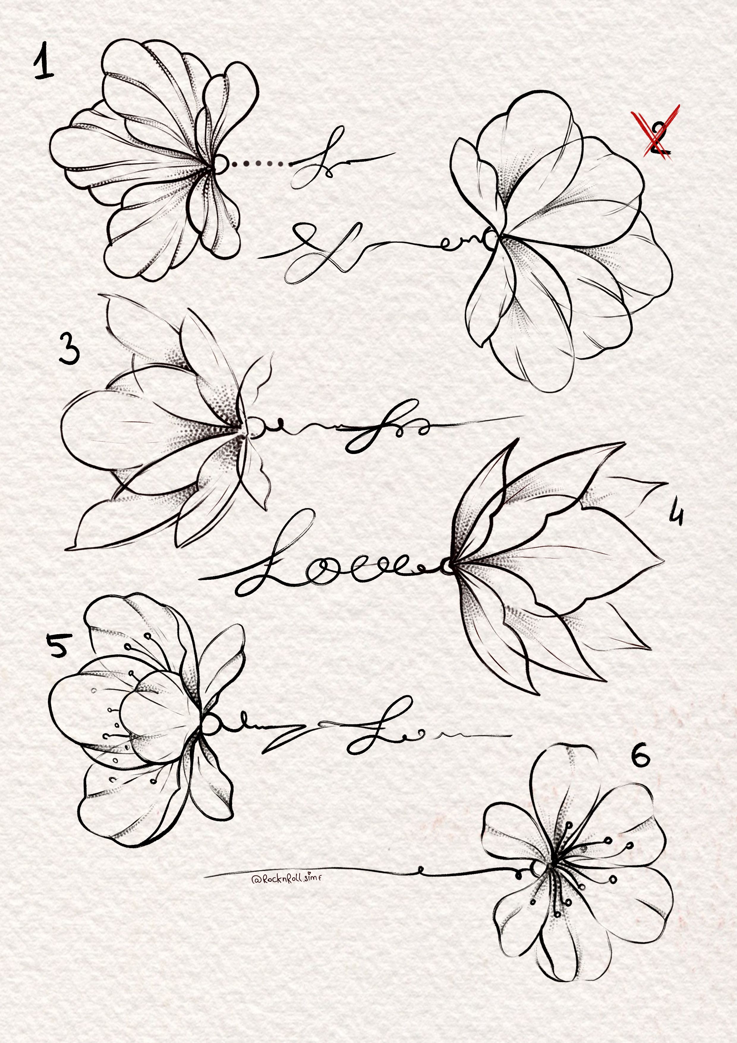 flowers tattoo