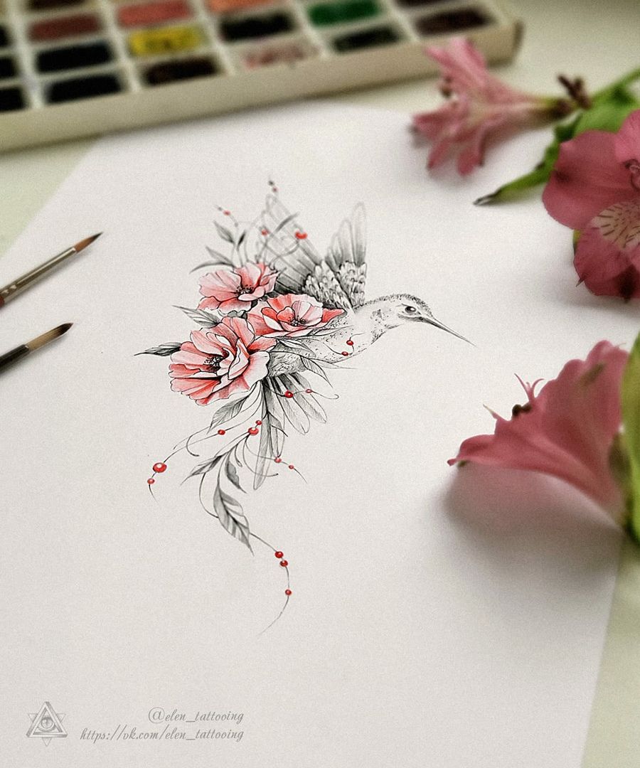 flowers tattoo