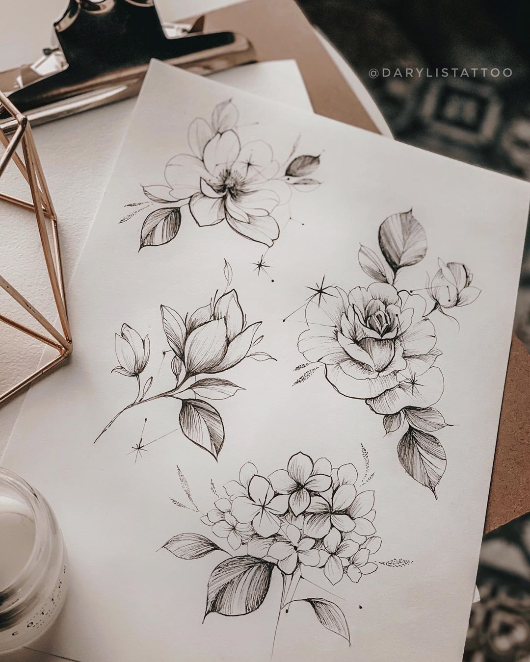 flowers tattoo