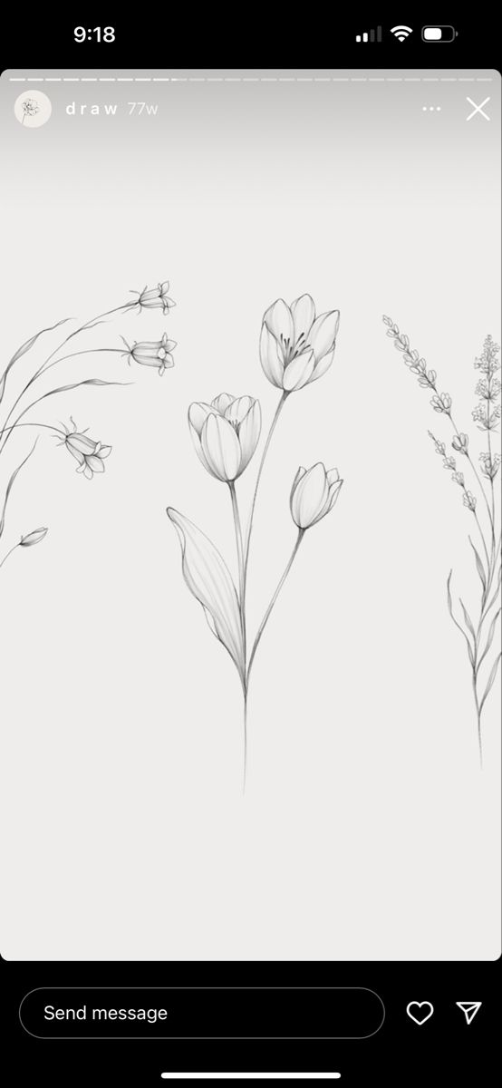 flowers tattoo