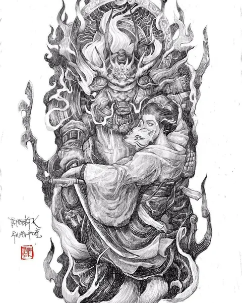 Samurai tattoo idea