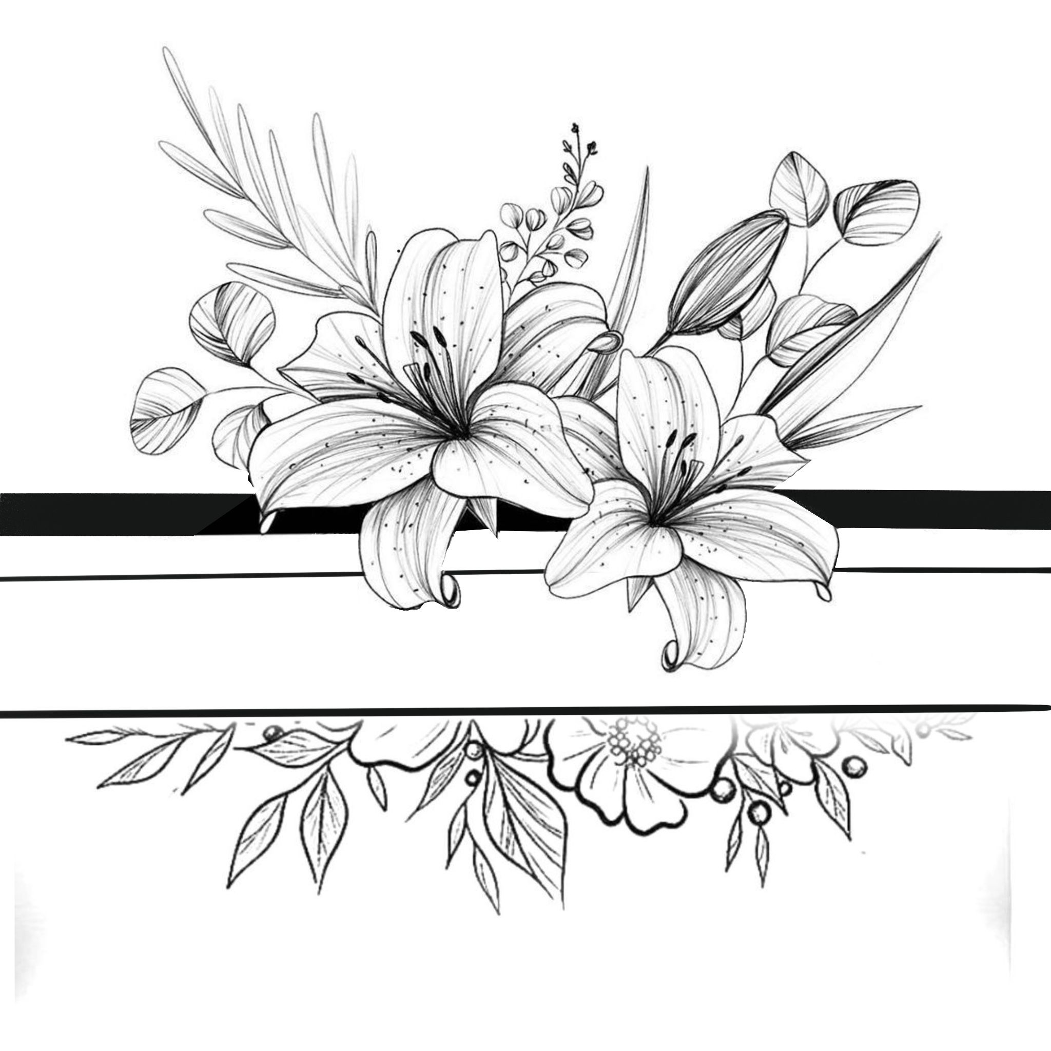 flowers tattoo