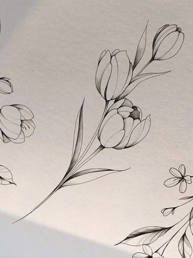 flowers tattoo