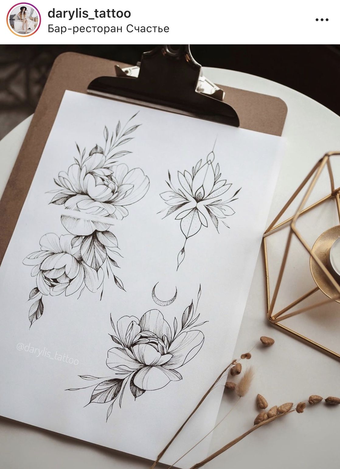 flowers tattoo