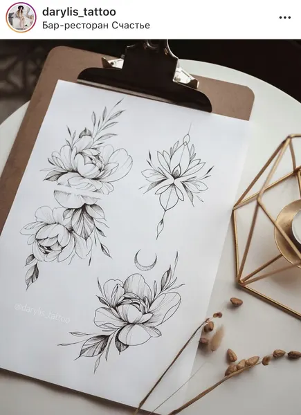 flowers tattoo
