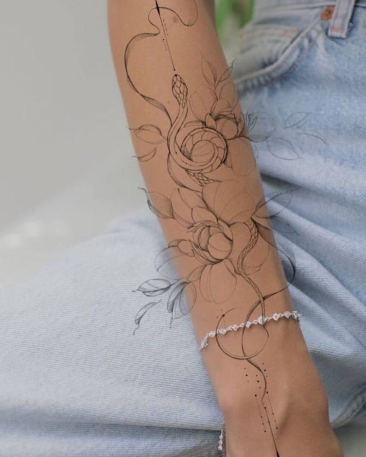 flowers tattoo