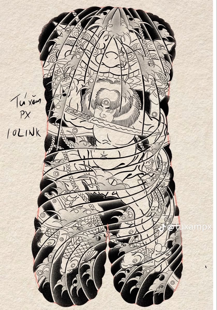 900+ ý tưởng hay nhất về Samurai tattoo trong 2026