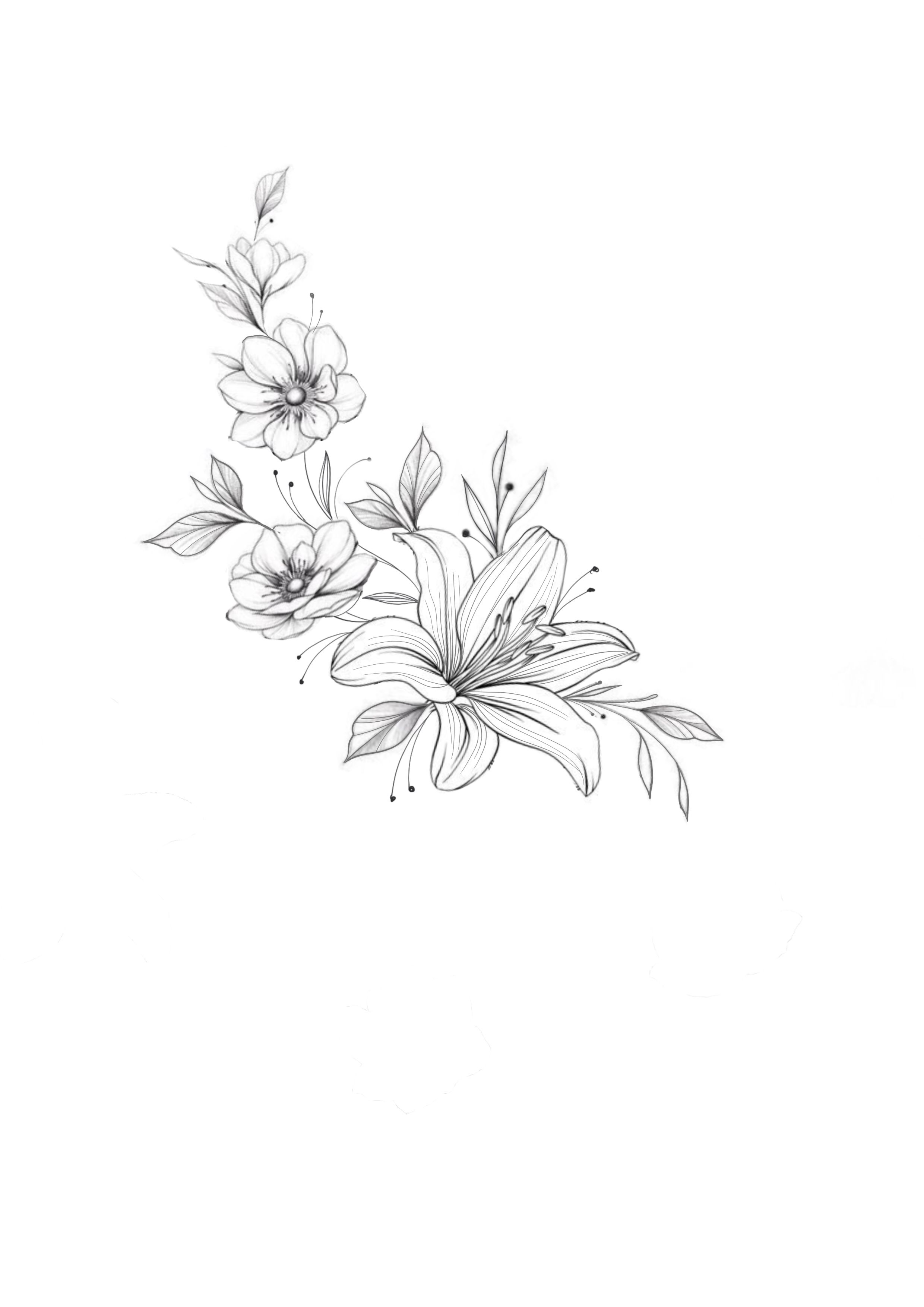 flowers tattoo