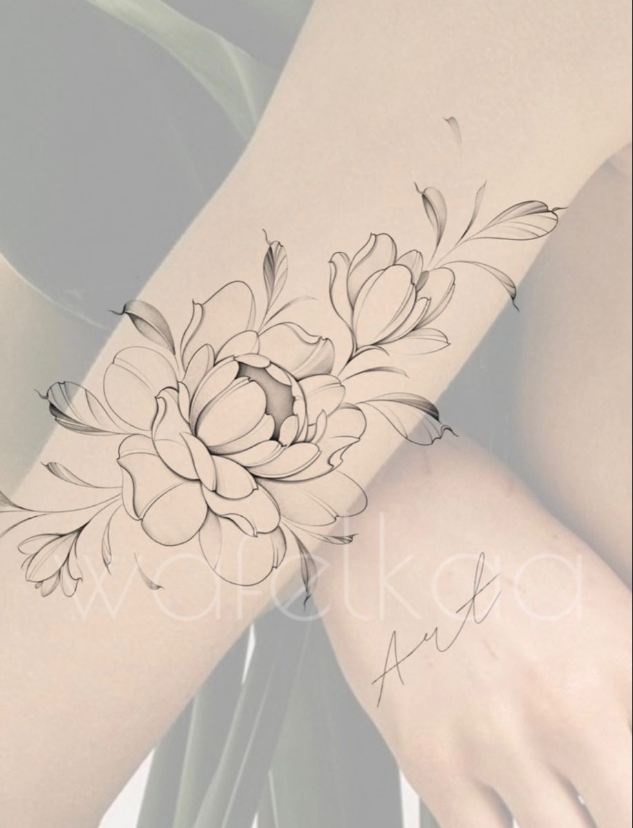 flowers tattoo