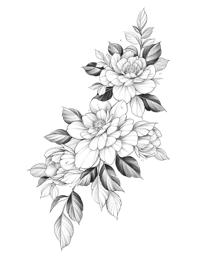 flowers tattoo