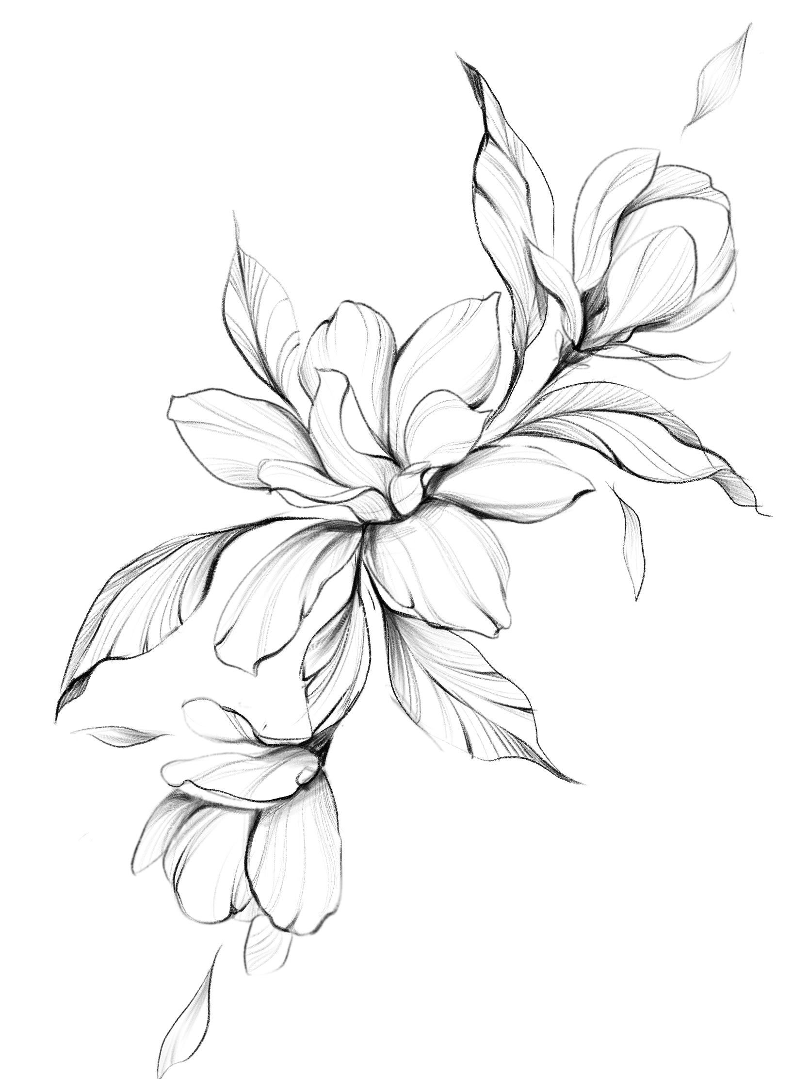 flowers tattoo