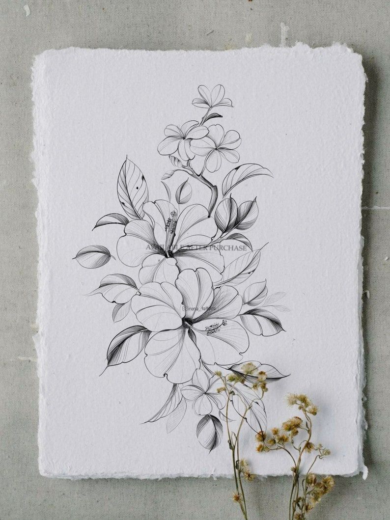 flowers tattoo