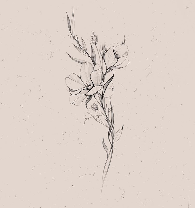 flowers tattoo