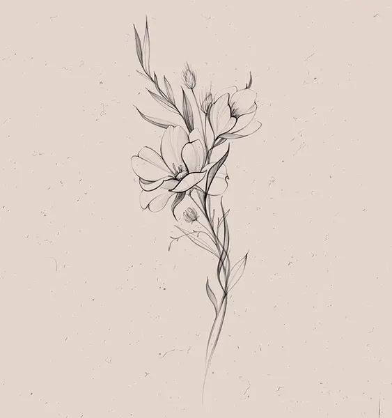 flowers tattoo