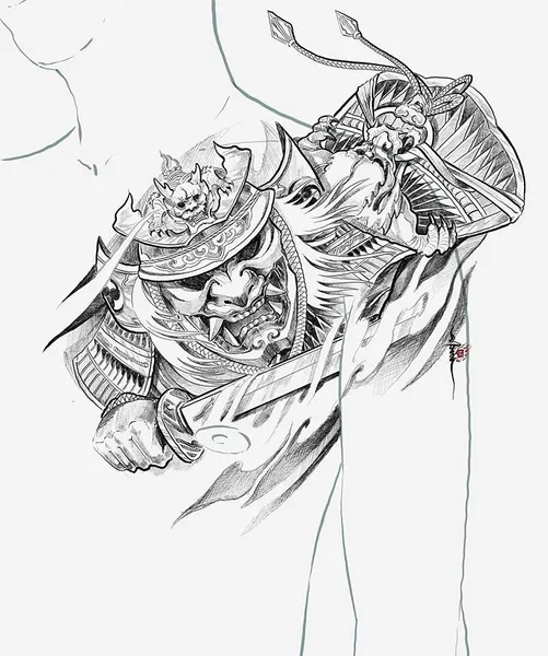 900+ ý tưởng hay nhất về Samurai tattoo trong 2026