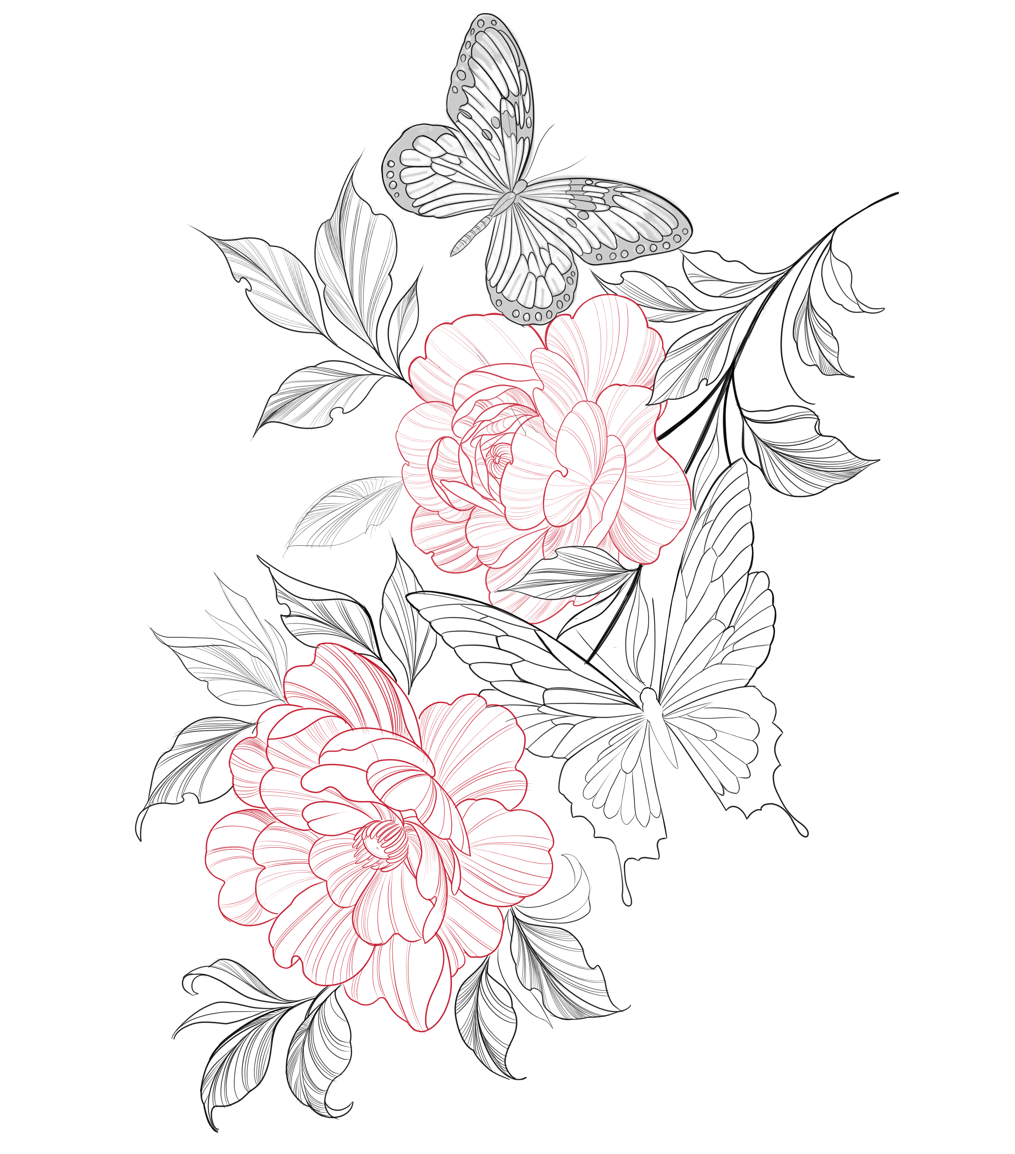 flowers tattoo