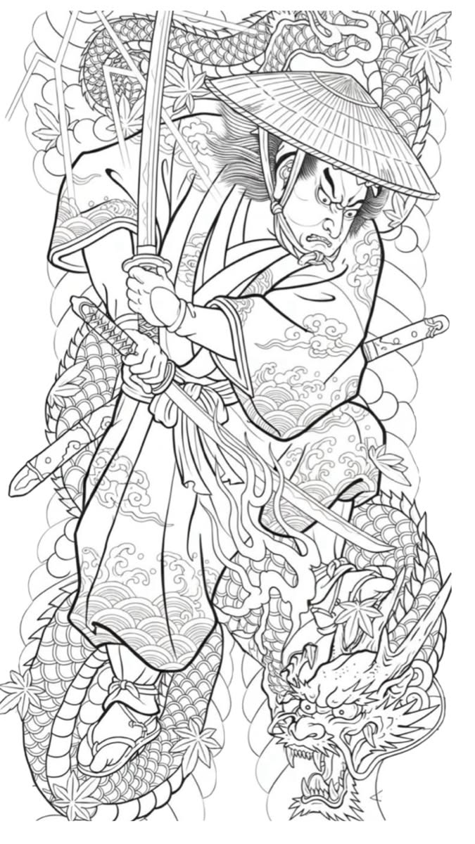 900+ ý tưởng hay nhất về Samurai tattoo trong 2026