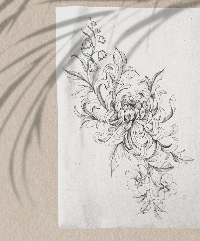 flowers tattoo