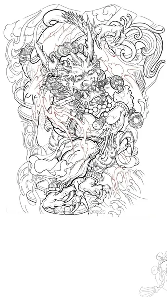 Samurai tattoo idea