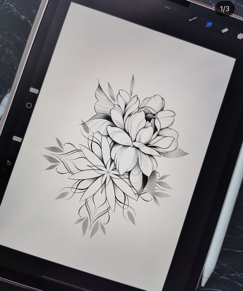 flowers tattoo