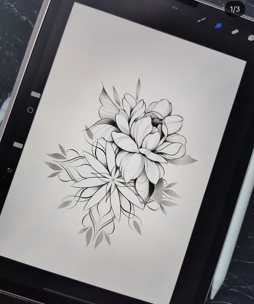 flowers tattoo