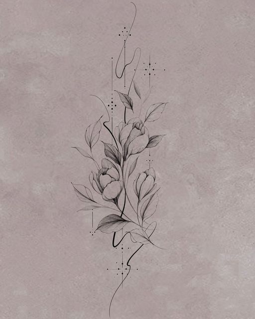 flowers tattoo
