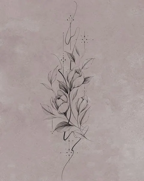 flowers tattoo