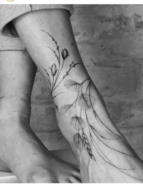 flowers tattoo