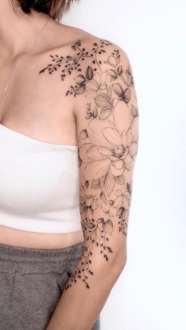 flowers tattoo
