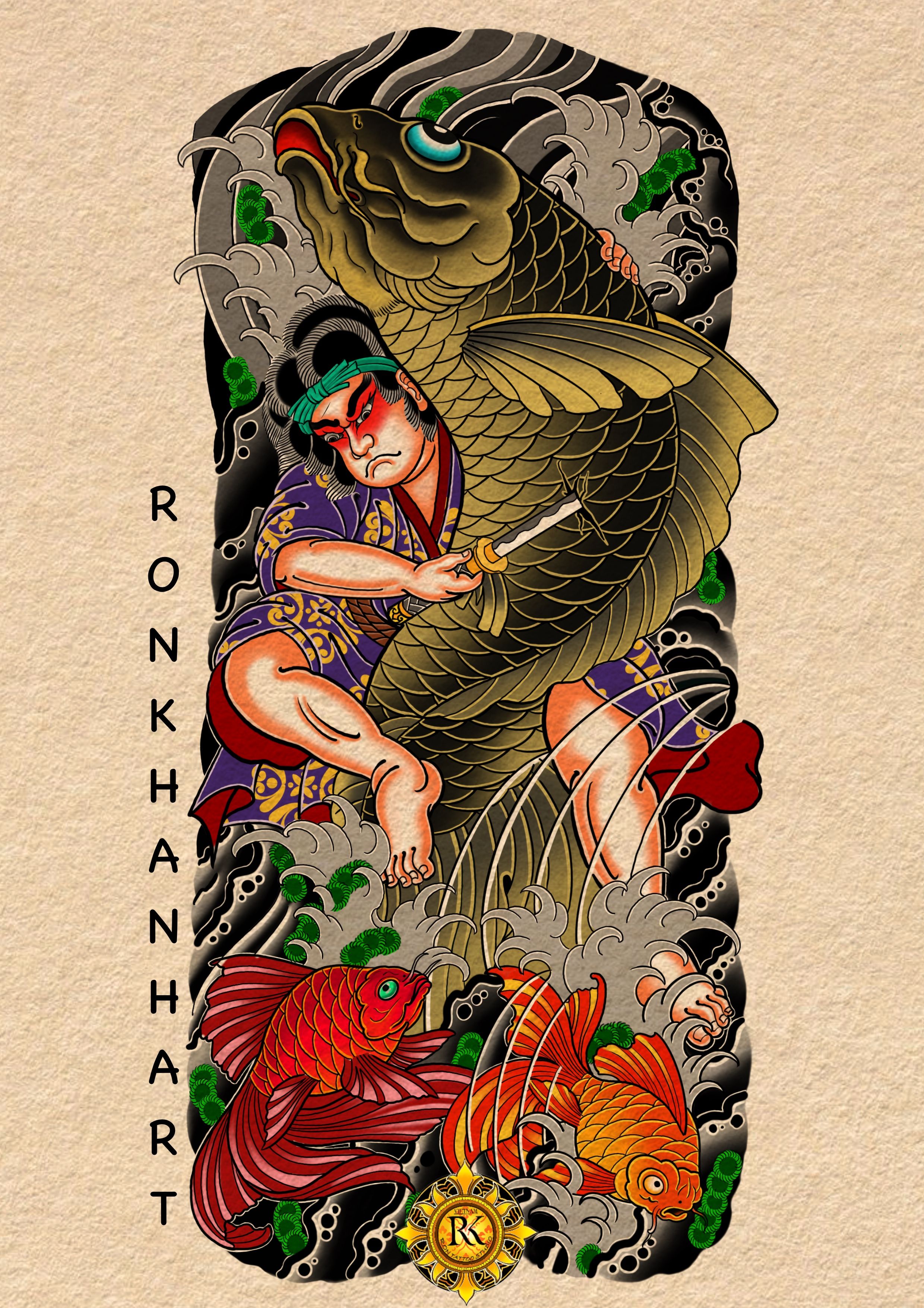 900+ ý tưởng hay nhất về Samurai tattoo trong 2026