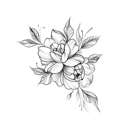 flowers tattoo