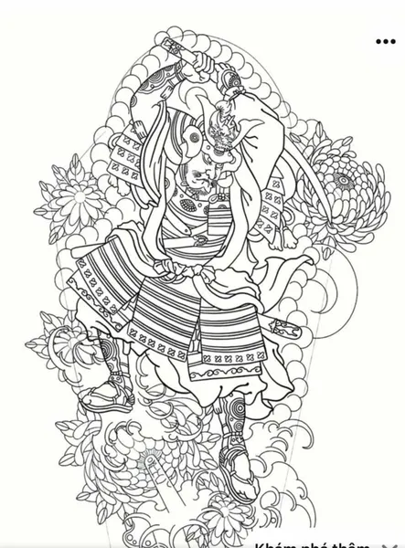 Samurai tattoo idea