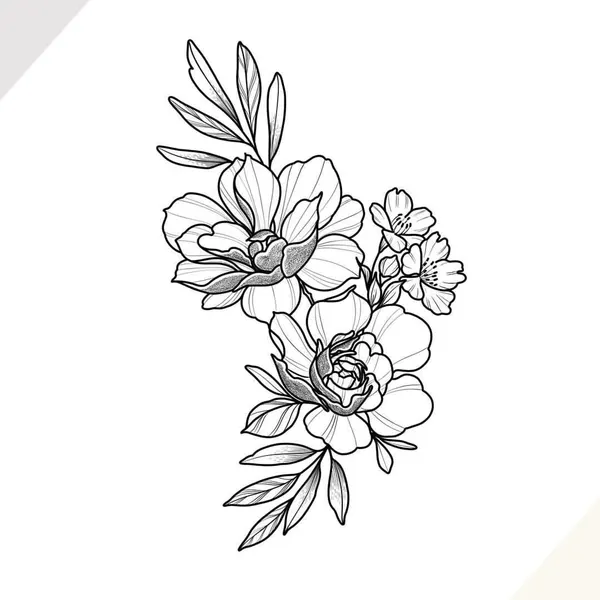 flowers tattoo