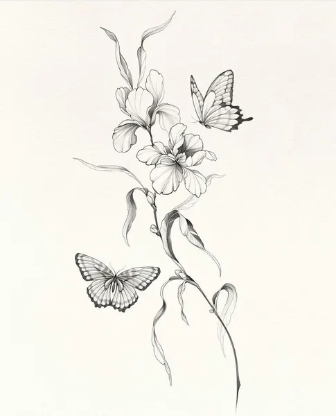 flowers tattoo