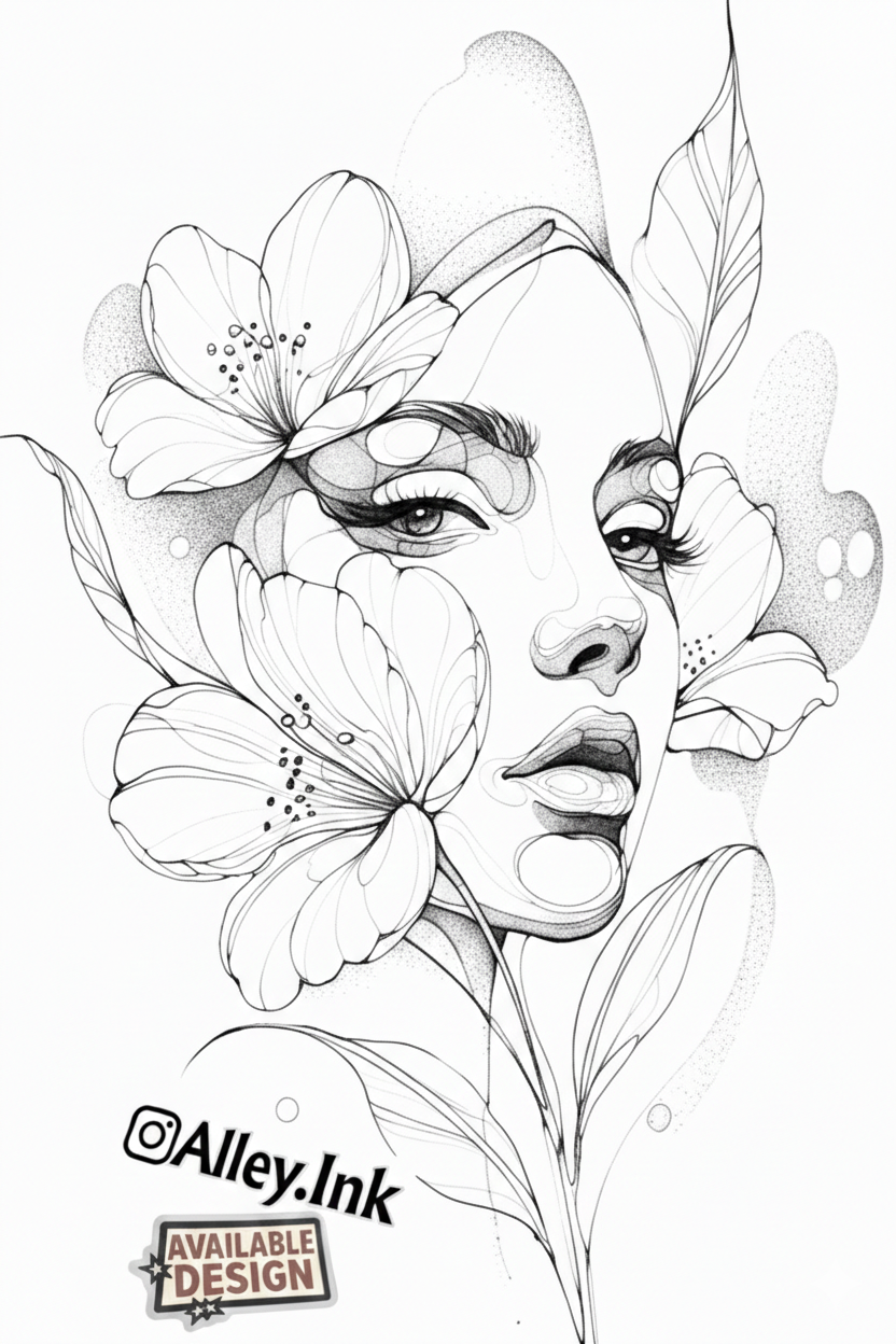 flowers tattoo