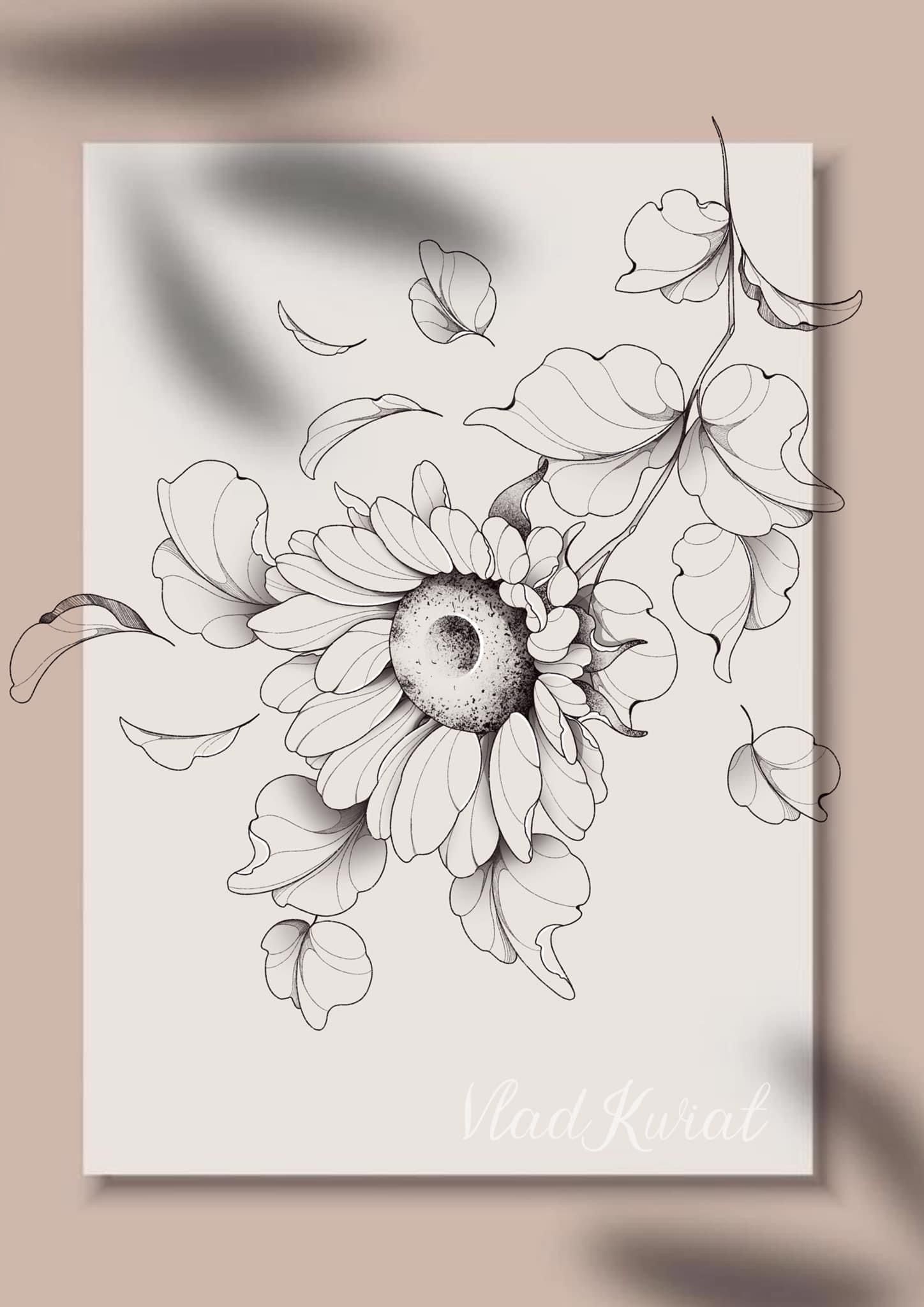 flowers tattoo