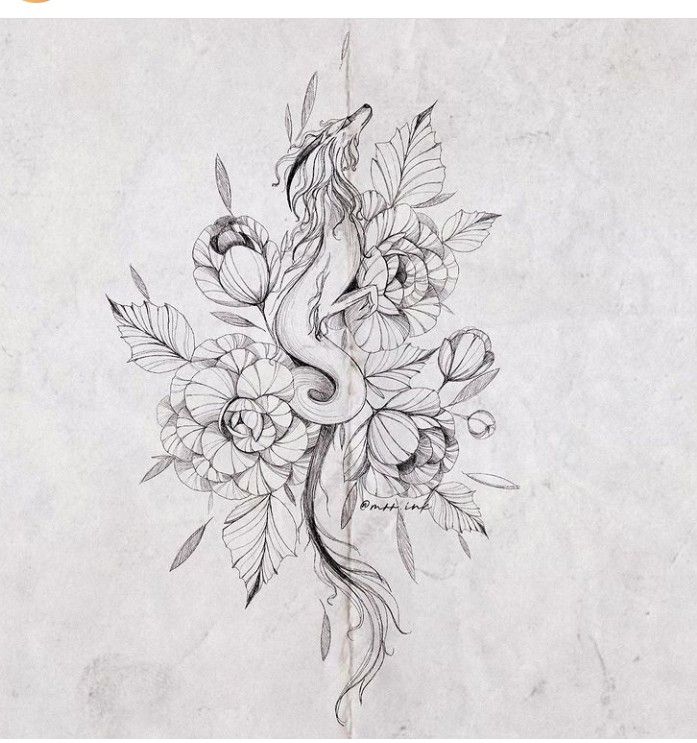 flowers tattoo
