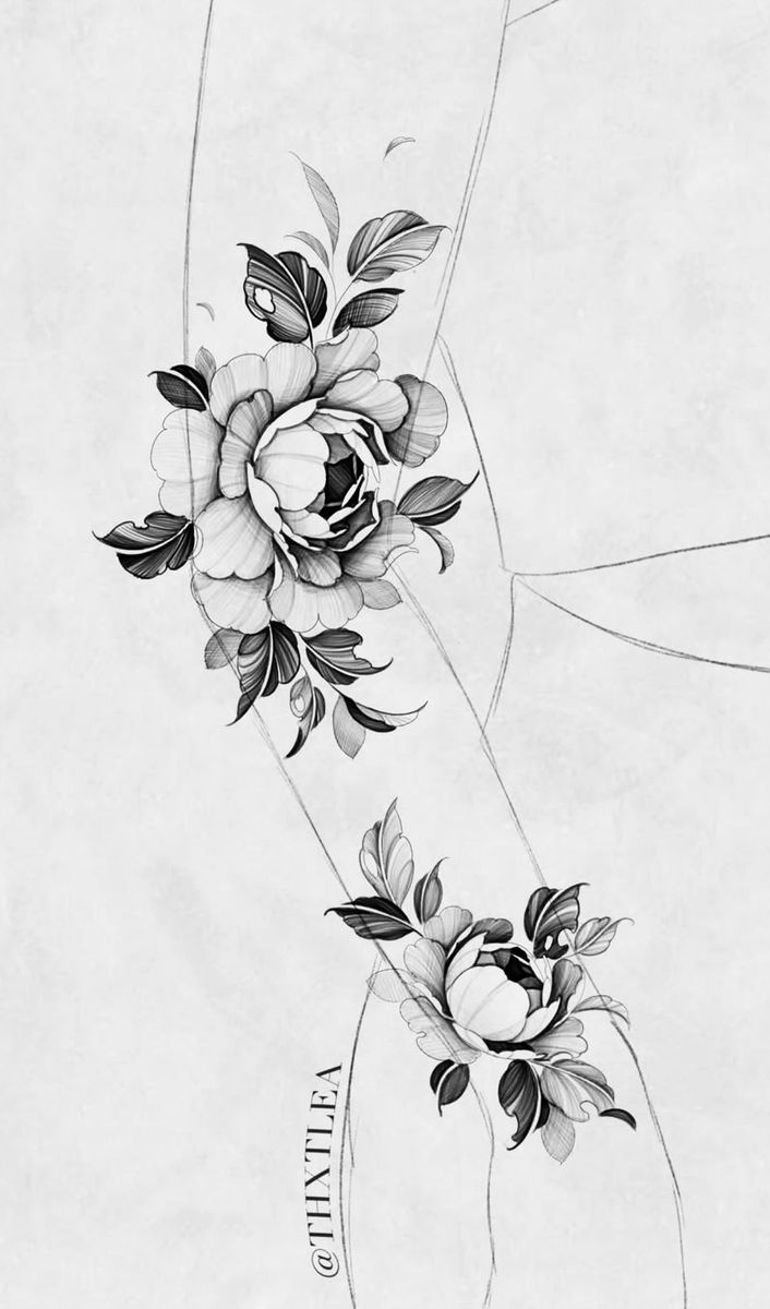 flowers tattoo