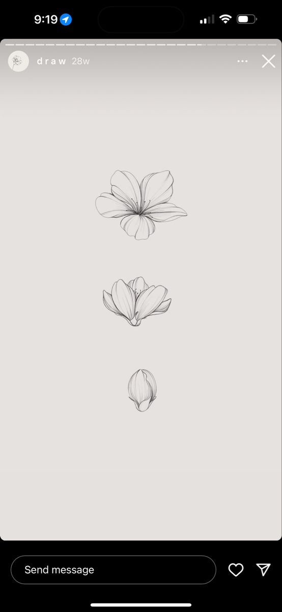 flowers tattoo