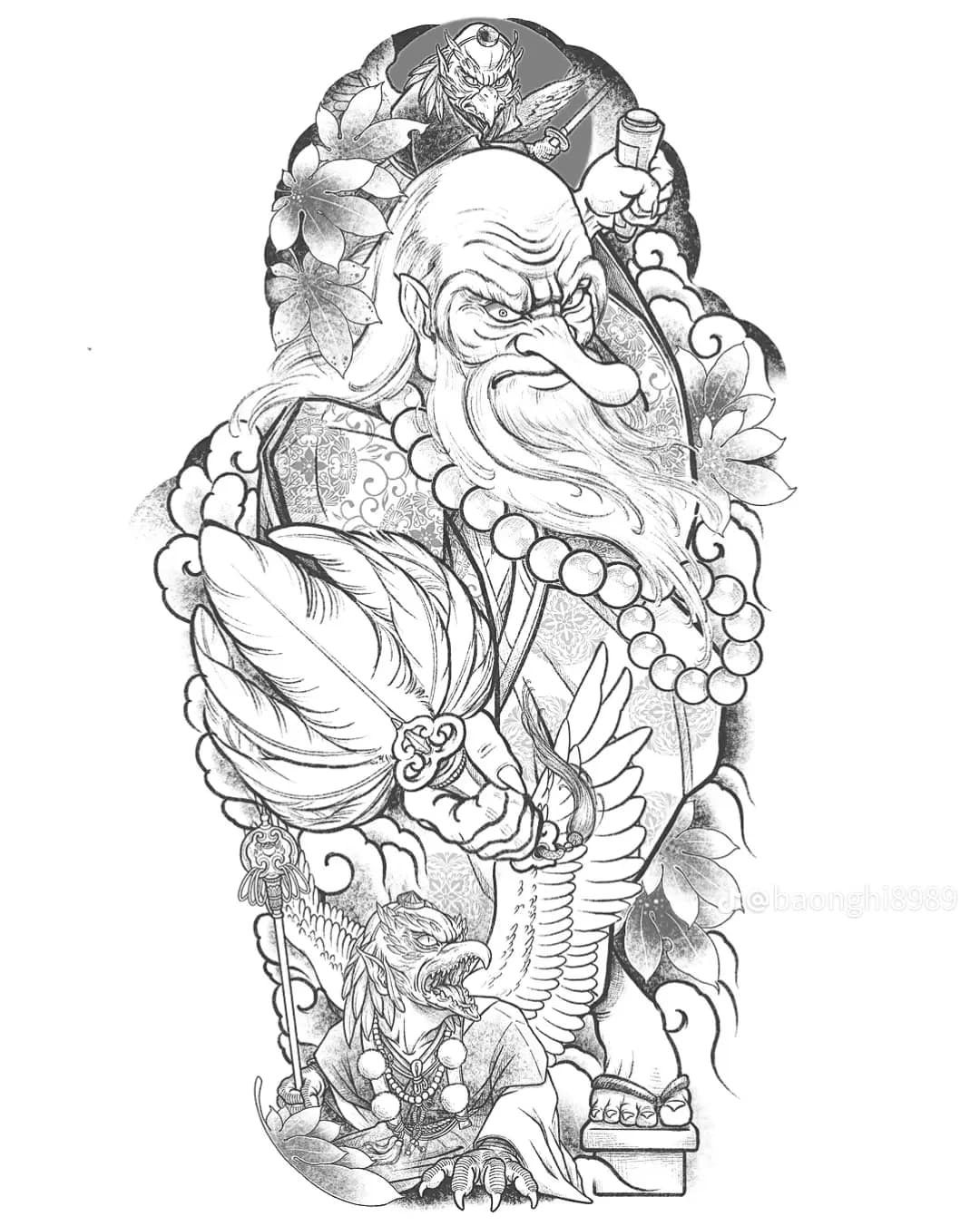 900+ ý tưởng hay nhất về Samurai tattoo trong 2026
