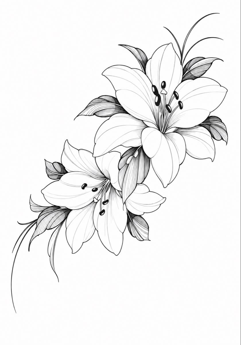 flowers tattoo