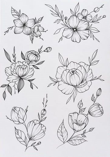 flowers tattoo