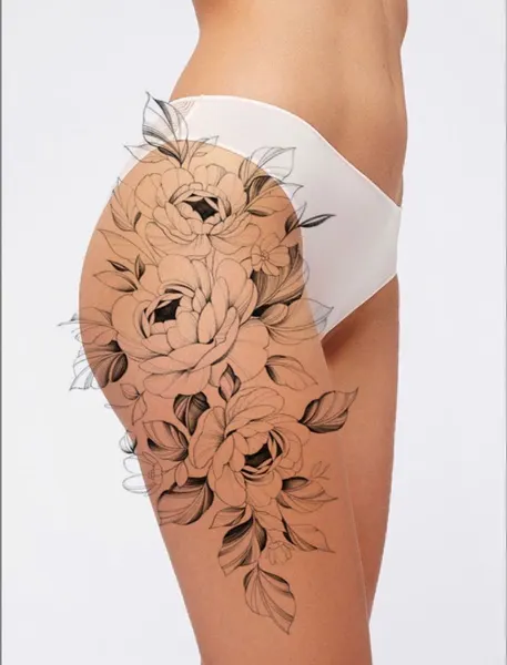 flowers tattoo