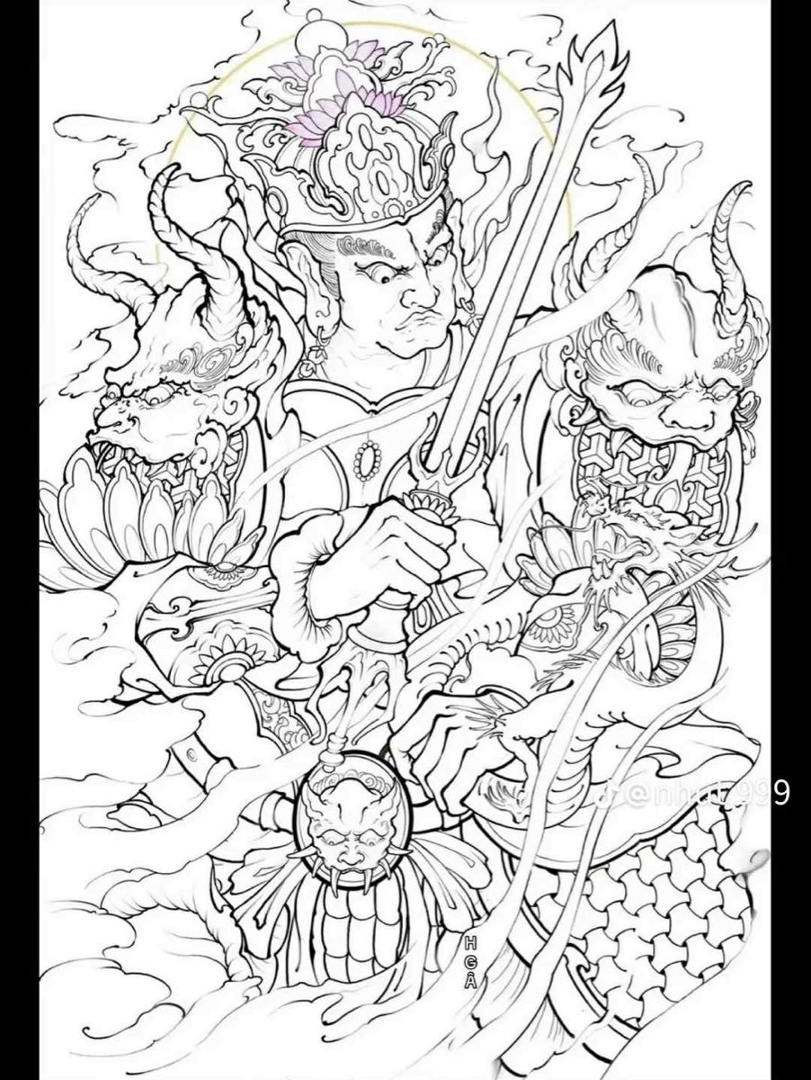 900+ ý tưởng hay nhất về Samurai tattoo trong 2026
