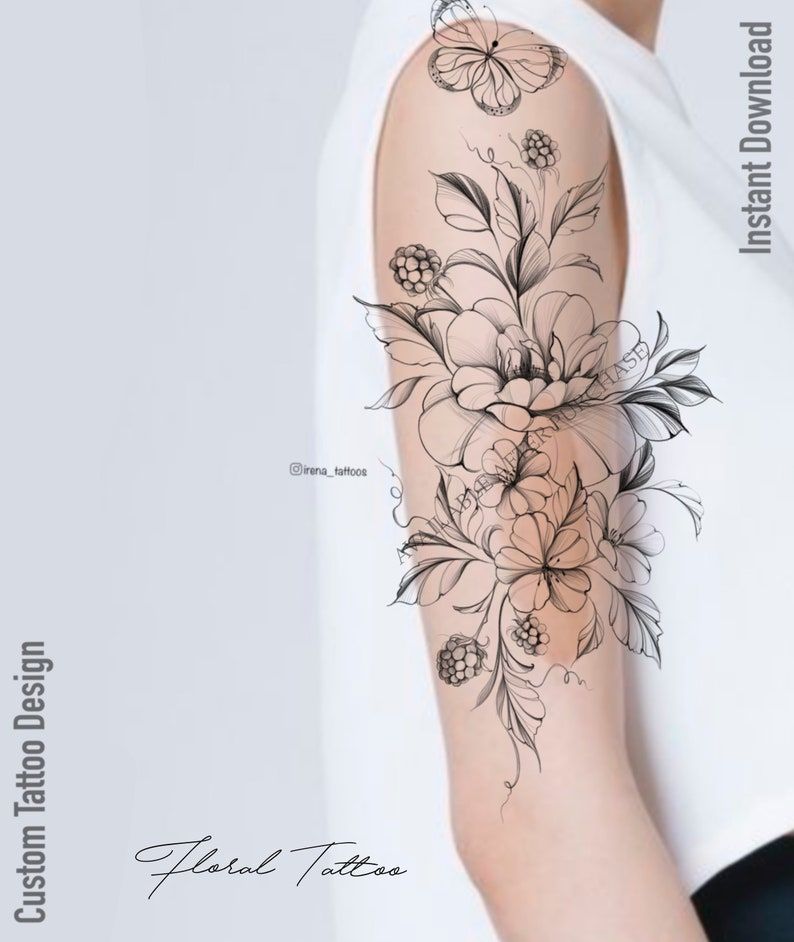 flowers tattoo