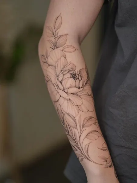 flowers tattoo