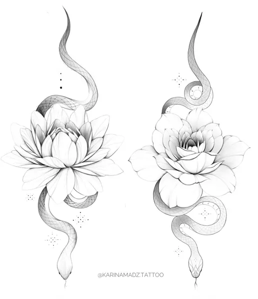 flowers tattoo